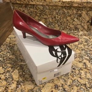Stylish red pumps
